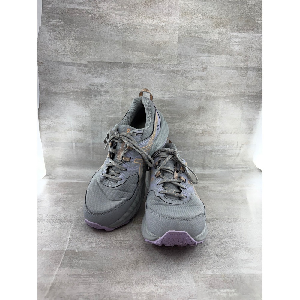 ASICS Gel-Venture 9 Women Trail Running Shoes Grey Purple 1012B314 Sz Wide 9.5